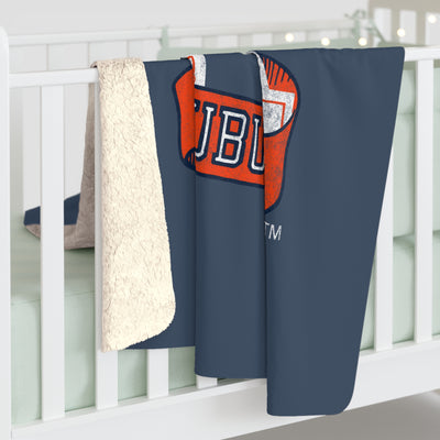 The Vintage Auburn A | Sherpa Fleece Blanket