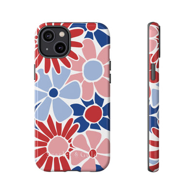 The Red & Royal Floral | Phone Case