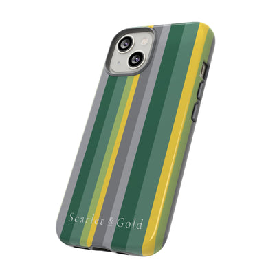 The Green & Yellow Stripes | Phone Case