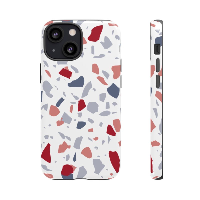 The Red & Blue Terrazzo | Phone Case