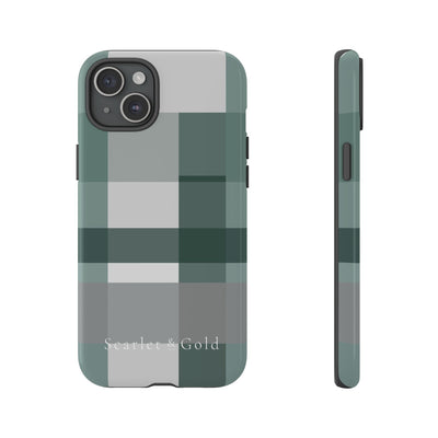 The Green & Grey Plaid | Phone Case