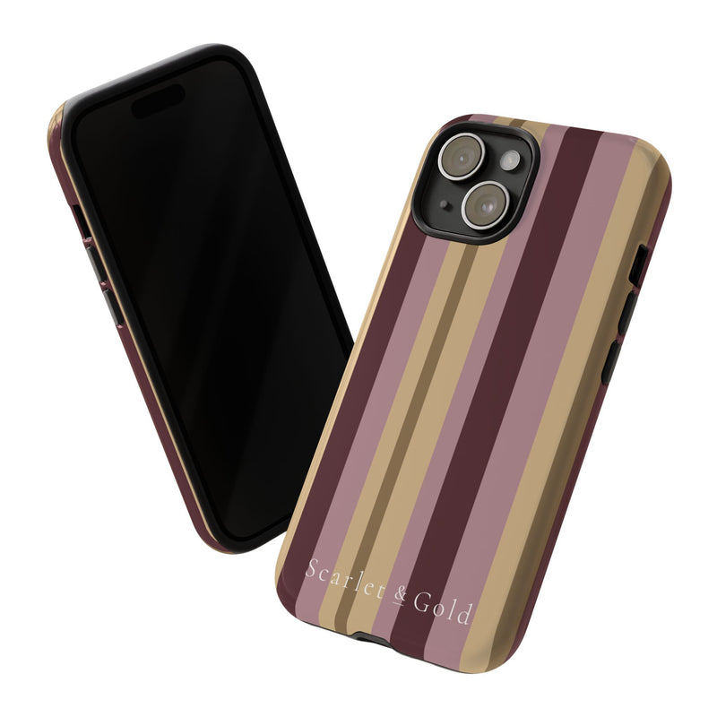 The Maroon & Gold Stripes | Phone Case