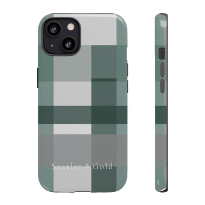 The Green & Grey Plaid | Phone Case