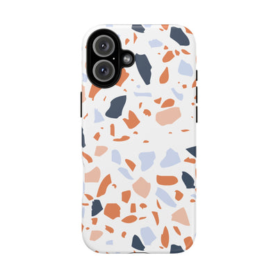 The Orange & Blue Terrazzo | Phone Case