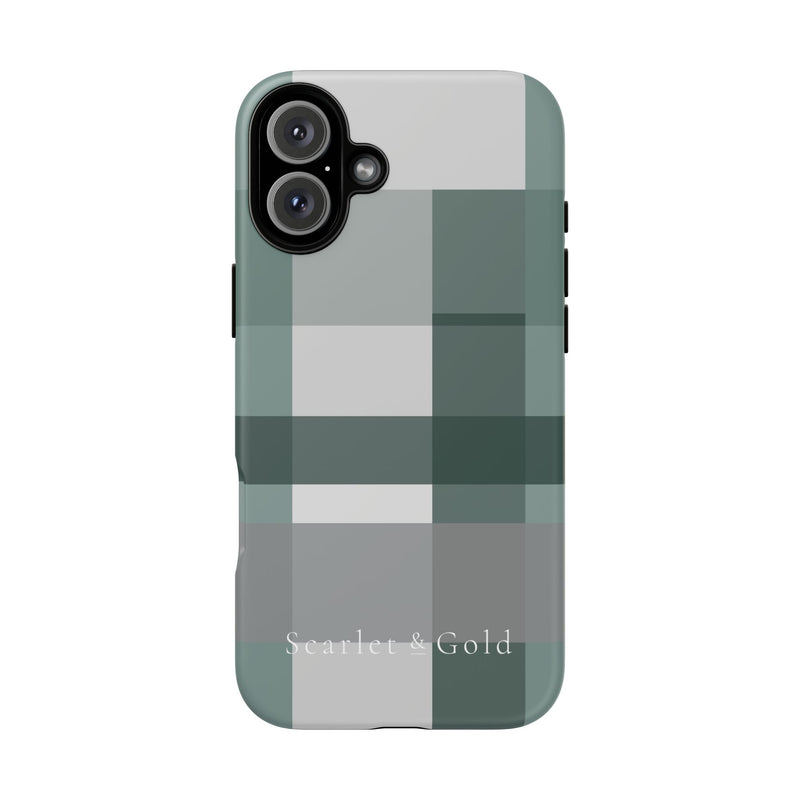 The Green & Grey Plaid | Phone Case