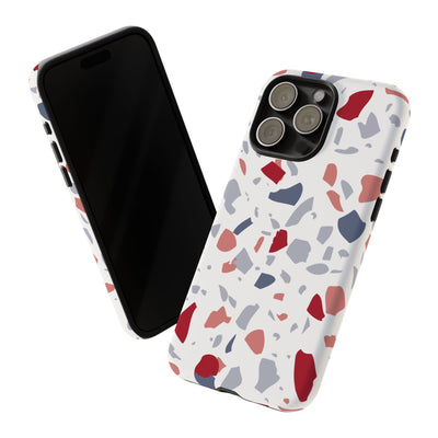 The Red & Blue Terrazzo | Phone Case