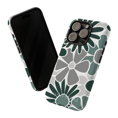 The Green & Grey Floral | Phone Case