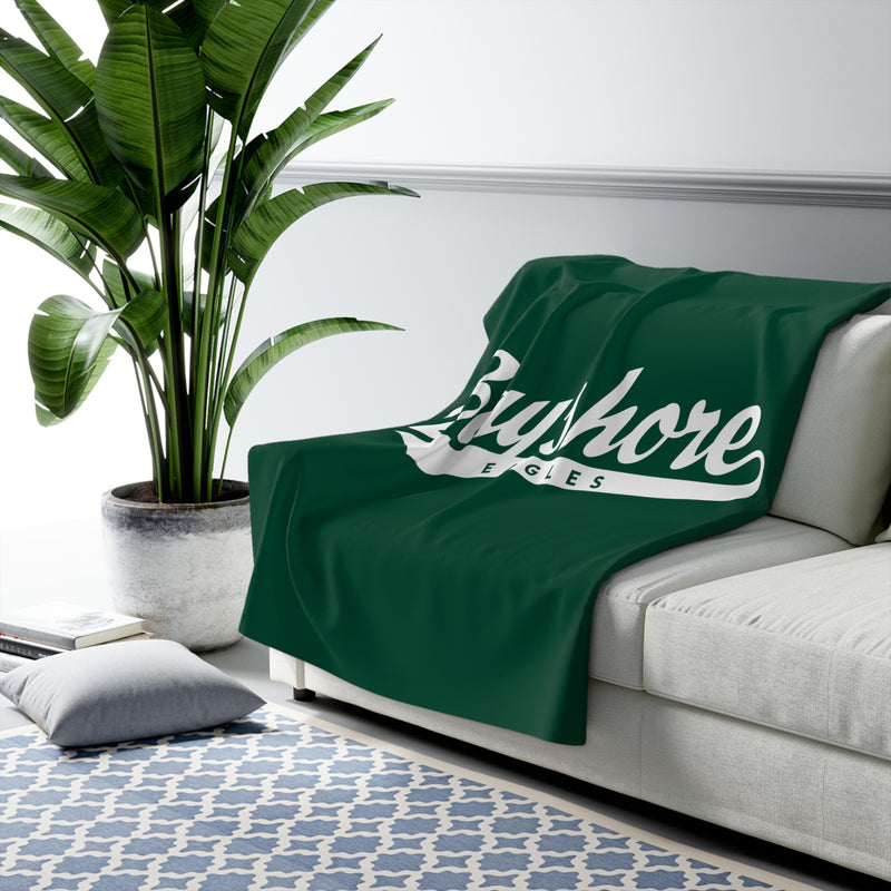 The Bayshore Swoosh | Sherpa Fleece Blanket