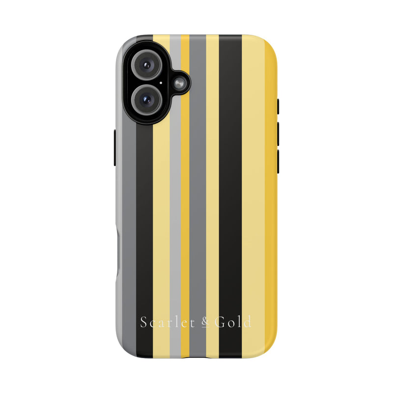 The Yellow & Black Stripes | Phone Case