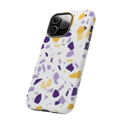 The Yellow & Purple Terrazzo | Phone Case