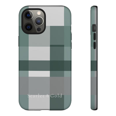 The Green & Grey Plaid | Phone Case