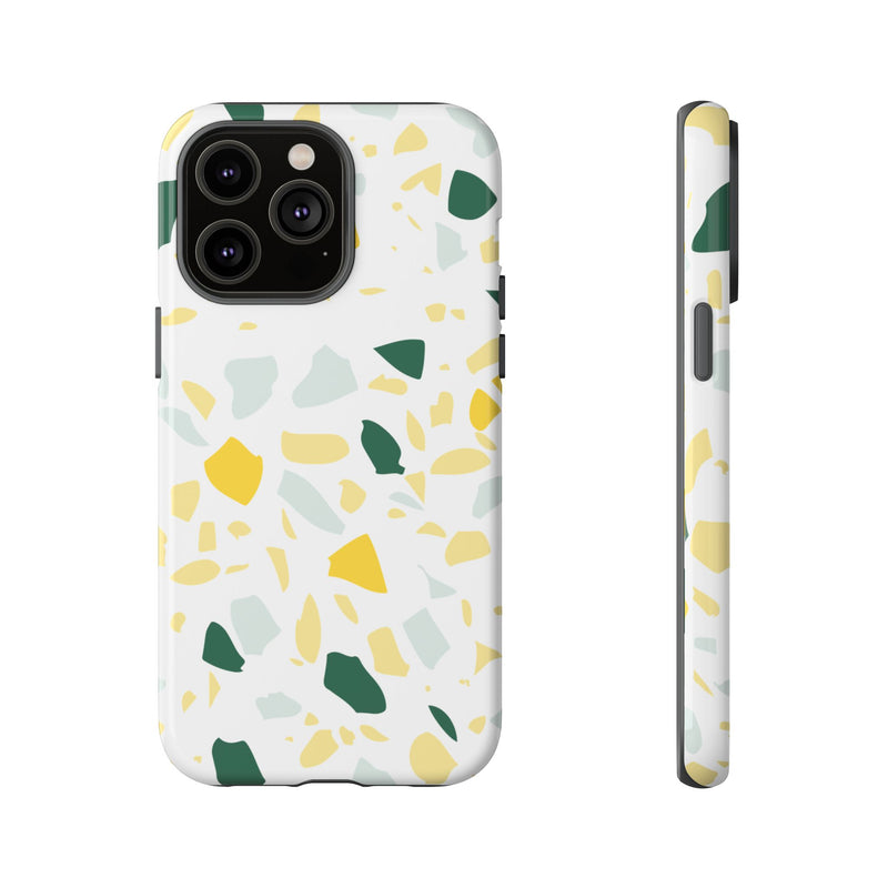 The Green & Gold Terrazzo | Phone Case