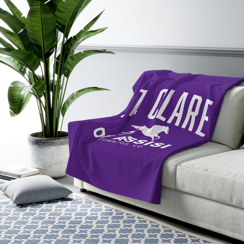 The ST CLARE OF ASSISI ARCH | Sherpa Fleece Blanket