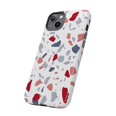 The Red & Blue Terrazzo | Phone Case