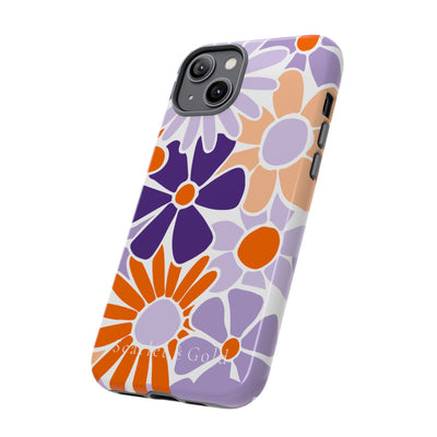 The Orange & Purple Floral | Phone Case