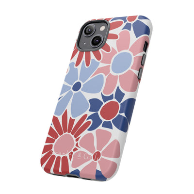 The Red & Royal Floral | Phone Case