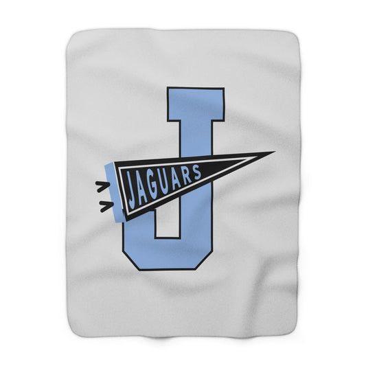 The Jaguars Pennant | Sherpa Fleece Blanket