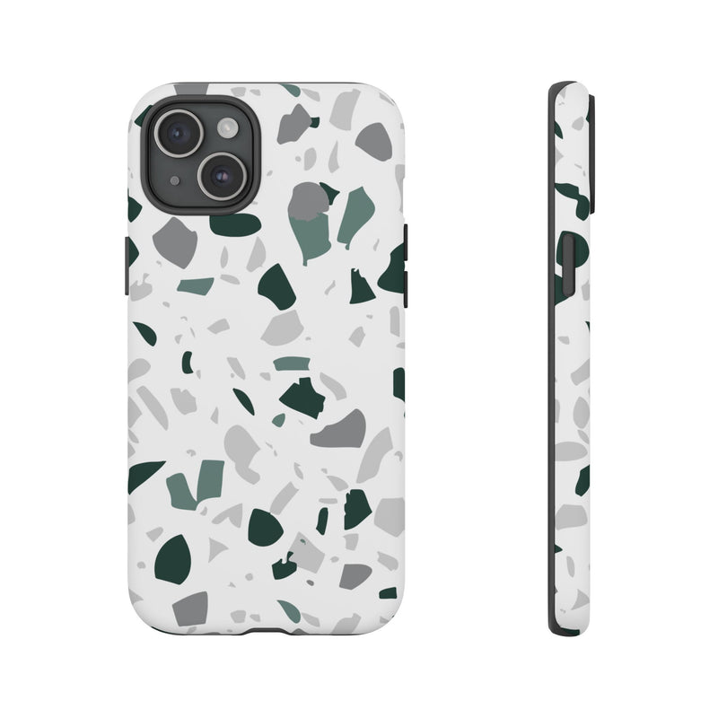 The Green & Grey Terrazzo | Phone Case