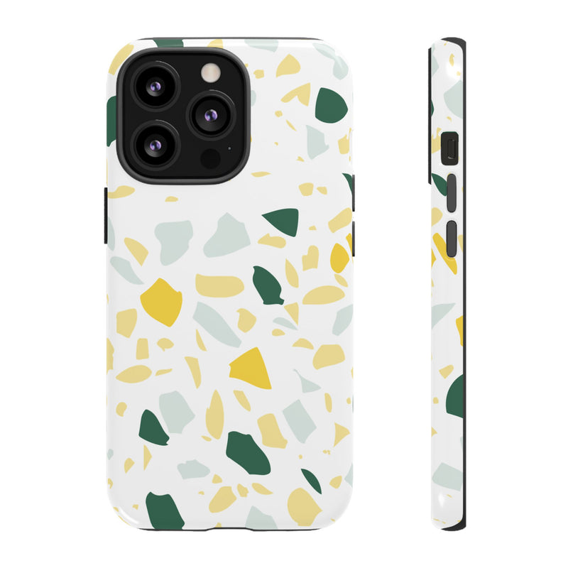 The Green & Gold Terrazzo | Phone Case