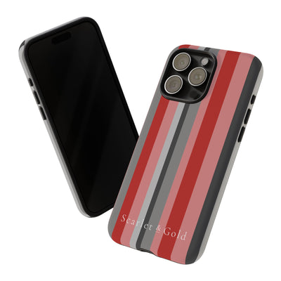 The Red & Black Stripes | Phone Case