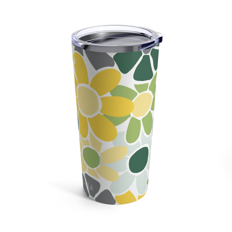 The Green & Yellow Floral | Tumbler 20oz