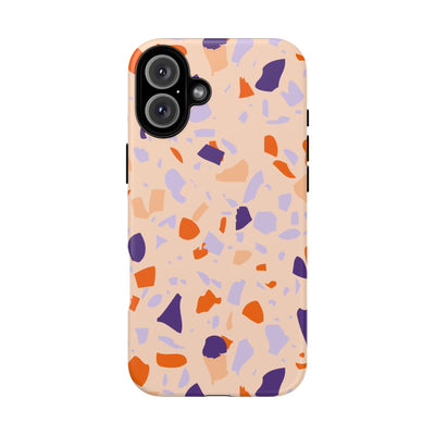 The Orange & Purple Terrazzo | Phone Case