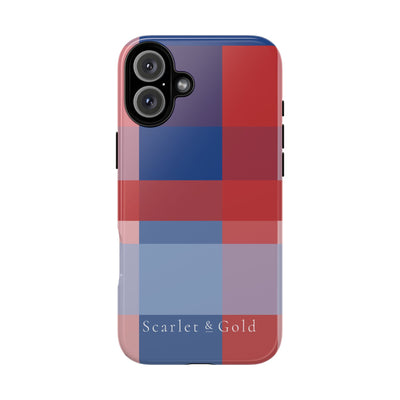 The Red & Royal Plaid | Phone Case