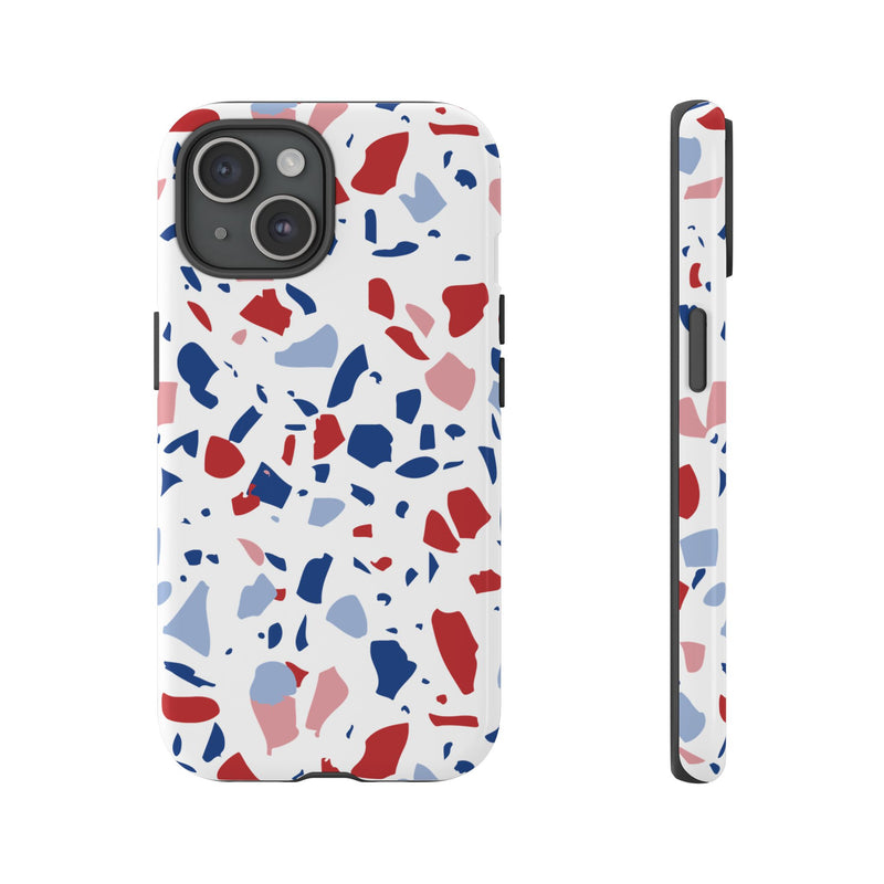 The Red & Royal Terrazzo | Phone Case