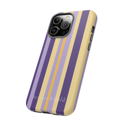 The Yellow & Purple Stripes | Phone Case