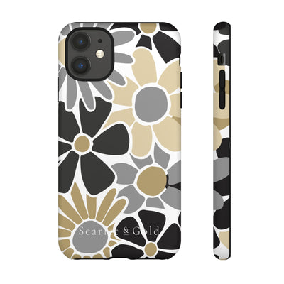 The Black & Gold Floral | Phone Case