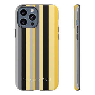 The Yellow & Black Stripes | Phone Case