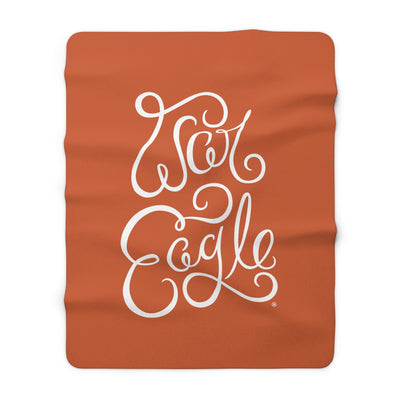 The War Eagle Script | Sherpa Fleece Blanket