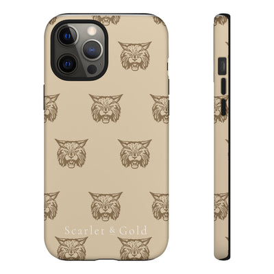 The Gold Bobcats Head Repeat | Phone Case