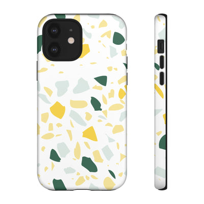 The Green & Gold Terrazzo | Phone Case