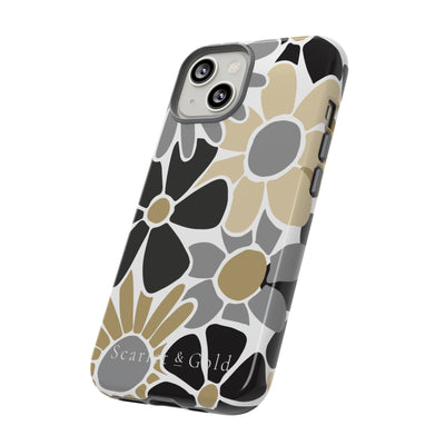 The Black & Gold Floral | Phone Case