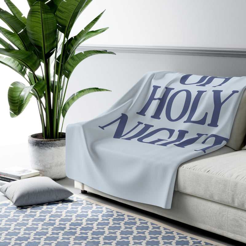 The Oh Holy Night | Sherpa Fleece Blanket