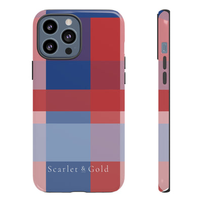 The Red & Royal Plaid | Phone Case