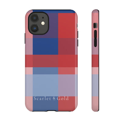 The Red & Royal Plaid | Phone Case