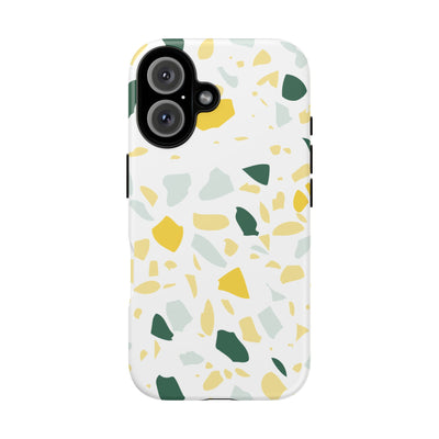 The Green & Gold Terrazzo | Phone Case