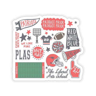 The PATRIOTS ALL THE THINGS | Sticker