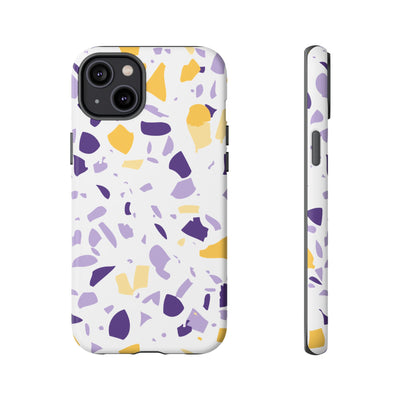 The Yellow & Purple Terrazzo | Phone Case