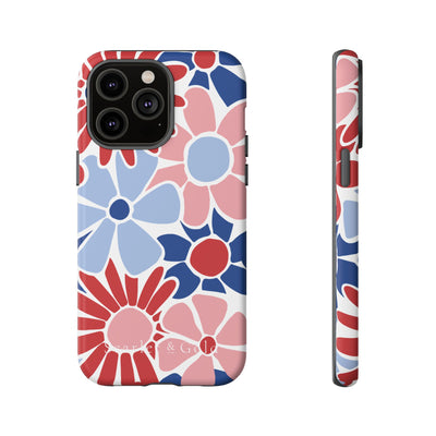 The Red & Royal Floral | Phone Case