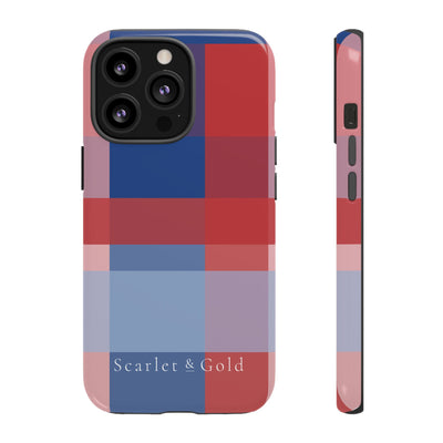 The Red & Royal Plaid | Phone Case