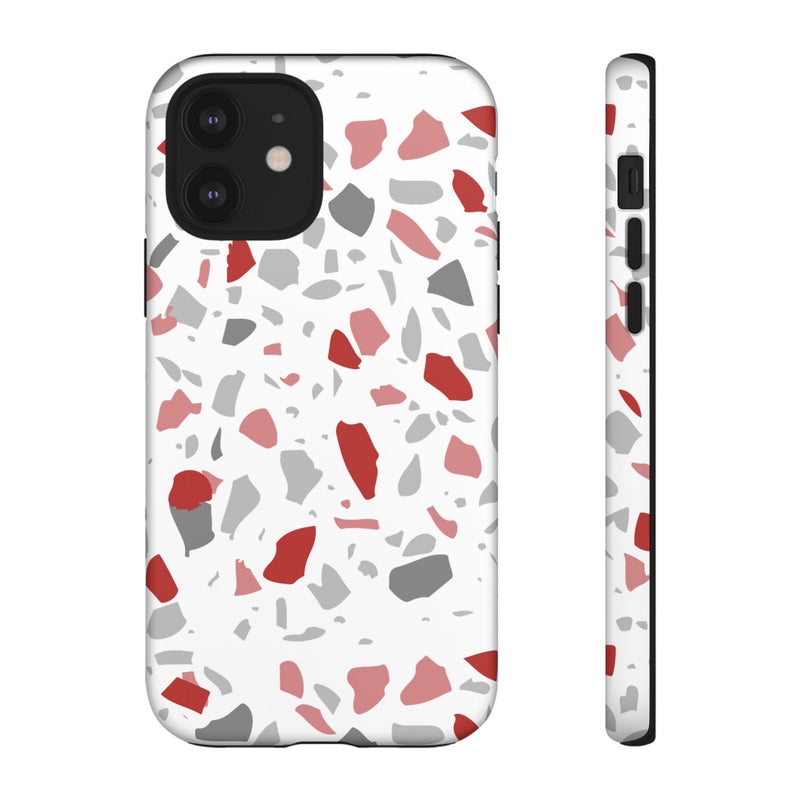 The Red & Black Terrazzo | Phone Case