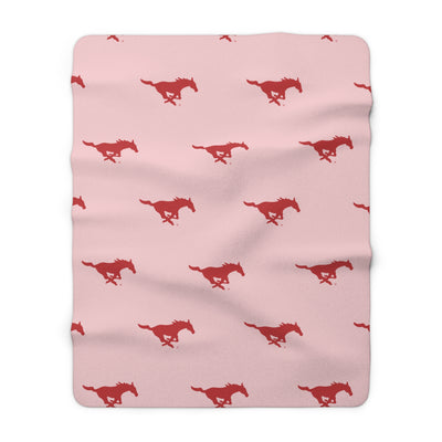 The Mustangs Repeat | Sherpa Fleece Blanket