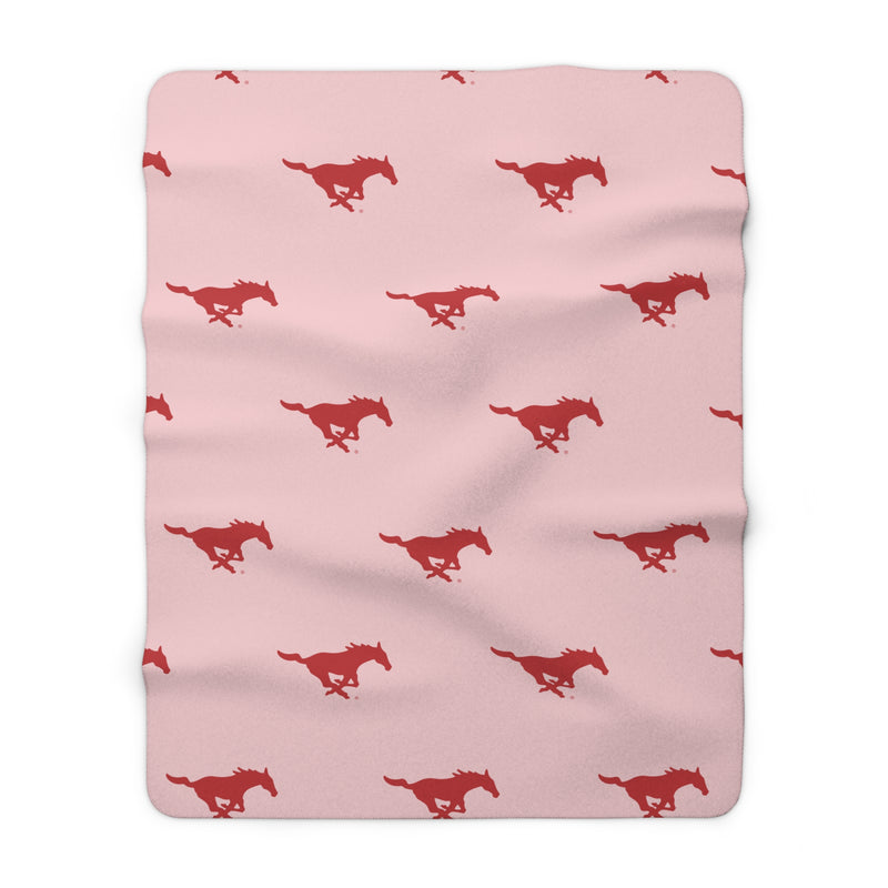 The Mustangs Repeat | Sherpa Fleece Blanket