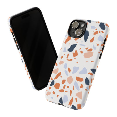 The Orange & Blue Terrazzo | Phone Case