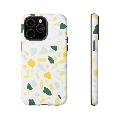 The Green & Gold Terrazzo | Phone Case