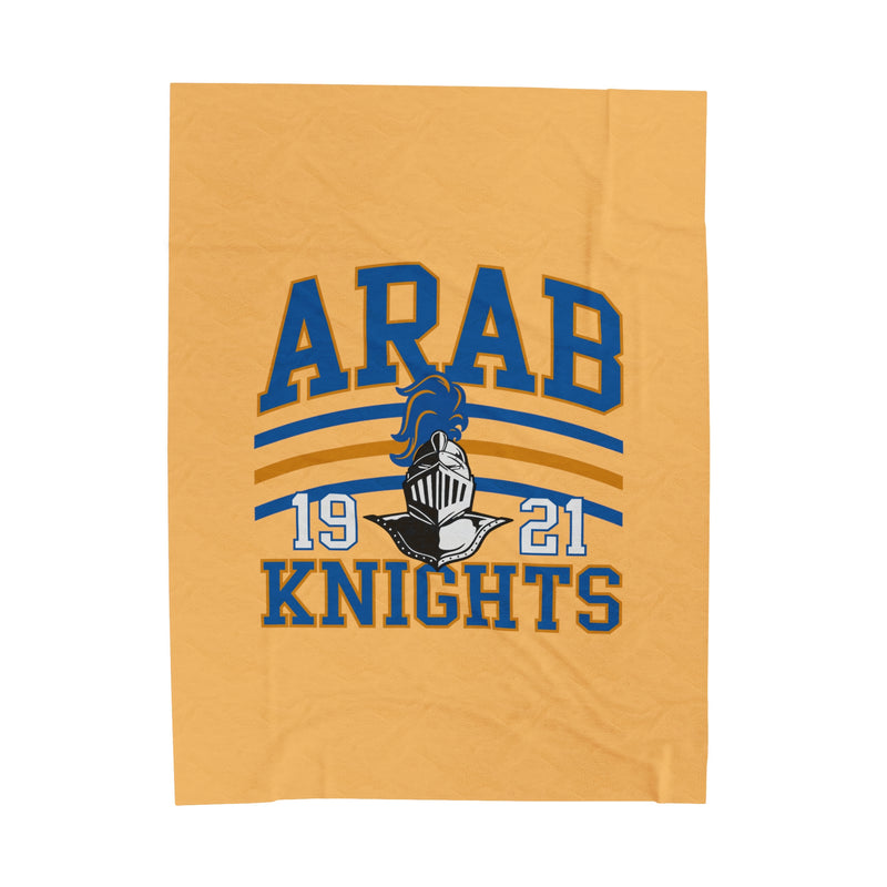 The Arab Knights Stripes | Velveteen Plush Blanket