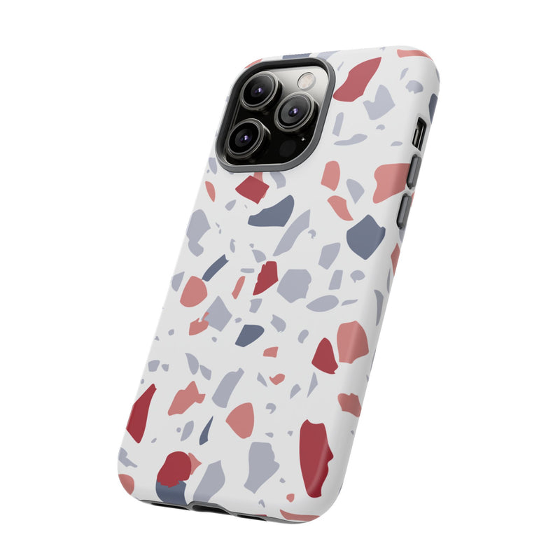 The Red & Blue Terrazzo | Phone Case